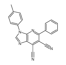 3-(4-methylphenyl)-5-phenylimidazo[4,5-b]pyridine-6,7-dicarbonitrile Structure