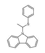 9-(1-(Phenylthio)ethyl)carbazole Structure