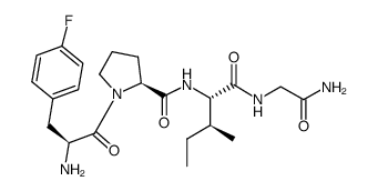 4-F-Phe-Pro-Ile-Gly-NH2结构式