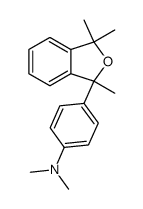 1,3,3-Trimethyl-1-(p-dimethylamino-phenyl)-phthalan结构式