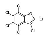 2,3,4,5,6,7-hexachloro-1-benzofuran结构式