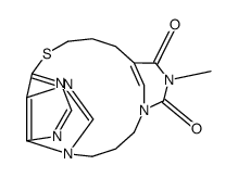 1,5-Pyrimidino-6,9-purinophane结构式