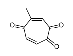 4-methylcyclohepta-3,6-diene-1,2,5-trione Structure