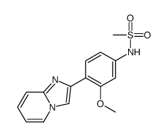 N-(4-imidazo[1,2-a]pyridin-2-yl-3-methoxyphenyl)methanesulfonamide Structure