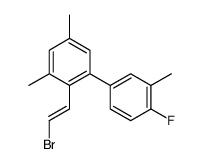 E-2-(4'-Fluoro-3,3',5-trimethyl-[1,1'-biphenyl]-2-yl)ethenylbromide Structure