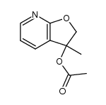 3-methyl-2,3-dihydrofuro[2,3-b]pyridin-3-yl acetate结构式