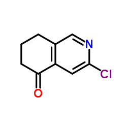 3-氯-7,8-二氢异喹啉-5(6H)-星空app结构式