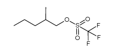 rac-2-methylpentyl trifluoromethanesulfonate结构式