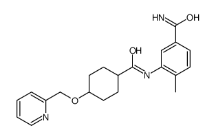 4-METHYL-3-(4-(PYRIDIN-2-YLMETHOXY)CYCLOHEXANECARBOXAMIDO)BENZAMIDE structure