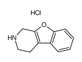 1,2,3,4-四氢苯并呋喃并[2,3-c]吡啶盐酸盐结构式