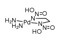 diammine(ethylenedinitroaminato)palladium(II) Structure