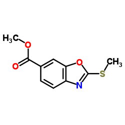 METHYL 2-(METHYLTHIO)BENZO[D]OXAZOLE-6-CARBOXYLATE picture