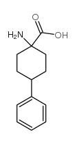 1-AMINO-4-PHENYLCYCLOHEXANECARBOXYLIC ACID Structure