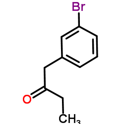 1-(3-Bromophenyl)-2-butanone structure