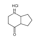 octahydro-[1]pyrindin-4-one, hydrochloride Structure