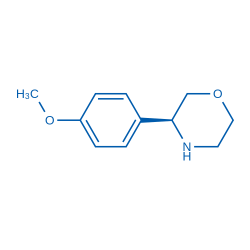 (S)-3-(4-Methoxyphenyl)morpholine structure