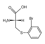 S-(2-bromo-phenyl)-L-cysteine结构式