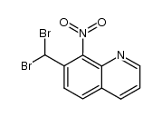 7-(dibromomethyl)-8-nitroquinoline结构式