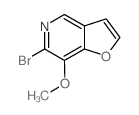 6-溴-7-甲氧基呋喃[3,2-c]吡啶图片