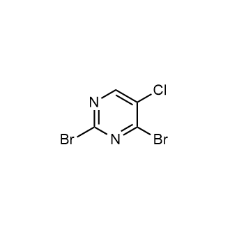 2,4-二溴-5-氯嘧啶结构式