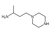 1-Piperazinepropanamine,-alpha--methyl-(9CI)结构式