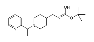 tert-butyl N-[[1-(1-pyridin-2-ylethyl)piperidin-4-yl]methyl]carbamate图片