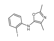 N-(2-iodophenyl)-2,4-dimethyloxazol-5-amine结构式