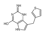 9-deaza-9-(3-thienylmethyl)guanine结构式