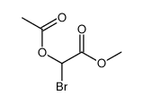 methyl 2-acetyloxy-2-bromoacetate Structure