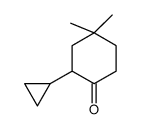 2-cyclopropyl-4,4-dimethylcyclohexan-1-one Structure