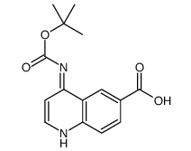 4-(tert-butoxycarbonylamino)quinoline-6-carboxylic acid picture