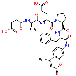 Suc-Ala-Glu-Pro-Phe-AMC Structure