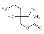 1,3-Propanediol,2-methyl-2-propyl-, 1-carbamate Structure