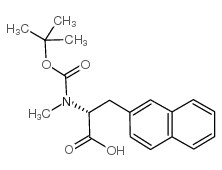 boc-n-methyl-d-2-naphthylalanine Structure