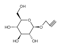 prop-2-yn-1-yl β-D-glucopyranoside结构式