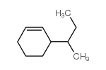 Cyclohexene,3-(1-methylpropyl)- Structure