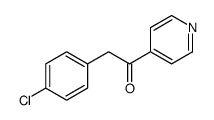 2-(4-chlorophenyl)-1-pyridin-4-ylethanone structure