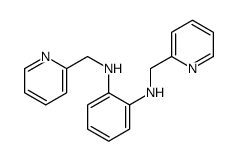 1-N,2-N-bis(pyridin-2-ylmethyl)benzene-1,2-diamine结构式