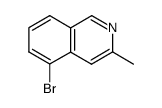 5-Bromo-3-methyl-2-azanaphthalene Structure