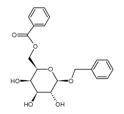 Benzyl β-D-galactopyranoside 6-benzoate结构式