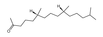 (6R,10R)-6,10,14-trimethylpentadecan-2-one Structure