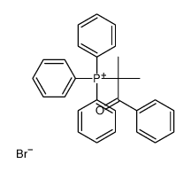 (2-methyl-1-oxo-1-phenylpropan-2-yl)-triphenylphosphanium,bromide Structure