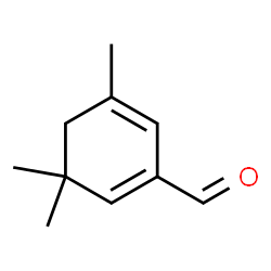 1,5-Cyclohexadiene-1-carboxaldehyde, 3,3,5-trimethyl- (9CI) Structure