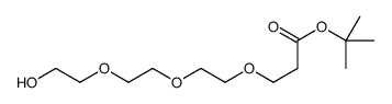 Hydroxy-PEG3-(CH2)2-Boc Structure