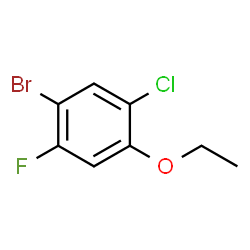 1-Bromo-5-chloro-2-fluoro-4-ethoxybenzene Structure