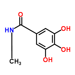 Benzamide,3,4,5-trihydroxy-N-propyl- (9CI) structure