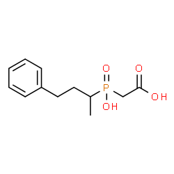 2-(HYDROXY(4-PHENYLBUTAN-2-YL)PHOSPHORYL)ACETIC ACID picture