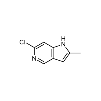 6-Chloro-2-methyl-1H-pyrrolo[3,2-c]pyridine Structure