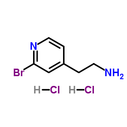 2-(2-Bromo-4-pyridinyl)ethanamine dihydrochloride Structure