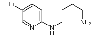 2-N-(4-氨基丁基)-氨基-5-溴吡啶结构式